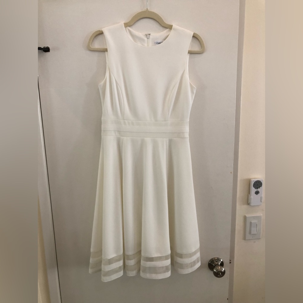 Calvin Klein white dress